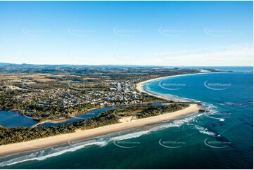 Sunrise Aerial Photo Kingscliff NSW