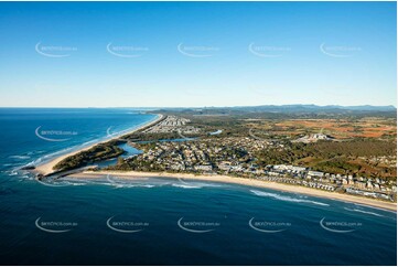 Sunrise Aerial Photo Kingscliff NSW