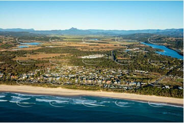 Sunrise Aerial Photo Kingscliff NSW