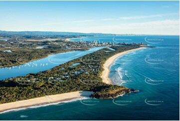 Sunrise Aerial Photo Fingal Head NSW