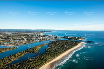 Sunrise Aerial Photo Fingal Head NSW