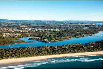 Aerial Photo Coolangatta & Tweed Heads Golf Club