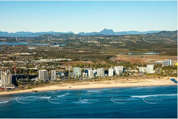 Sunrise Aerial Photo Coolangatta QLD