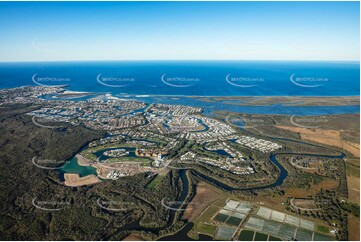 Aerial Photo Pelican Waters QLD Aerial Photography