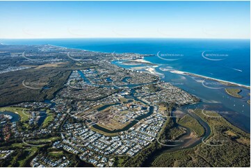 Aerial Photo Pelican Waters QLD Aerial Photography