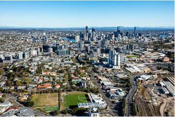 Aerial Photo Bowen Hills QLD Aerial Photography