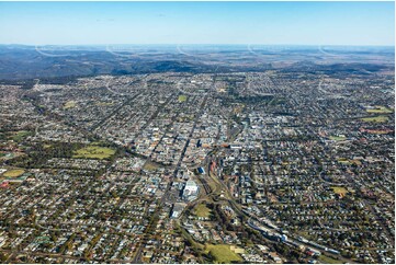 Aerial Photo Toowoomba City QLD Aerial Photography