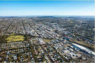 Aerial Photo Toowoomba City QLD Aerial Photography