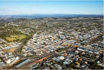 Aerial Photo Toowoomba City QLD Aerial Photography