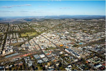 Aerial Photo Toowoomba City QLD Aerial Photography