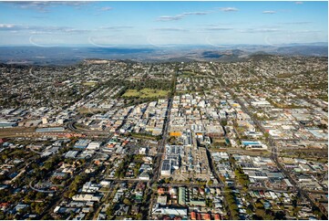 Aerial Photo Toowoomba City QLD Aerial Photography