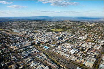 Aerial Photo Toowoomba City QLD Aerial Photography