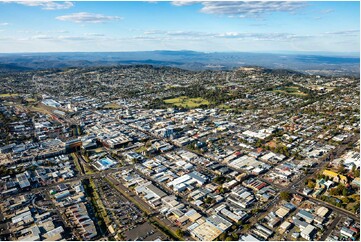 Aerial Photo Toowoomba City QLD Aerial Photography