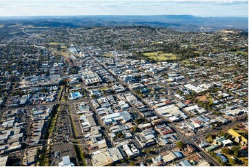 Aerial Photo Toowoomba City QLD Aerial Photography