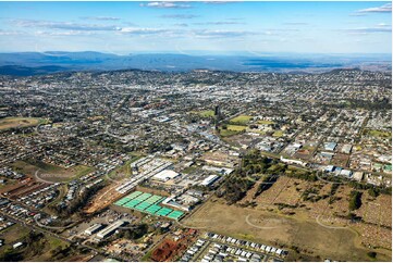 Aerial Photo Harristown QLD Aerial Photography