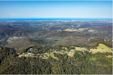 Aerial Photo Lower Beechmont QLD Aerial Photography