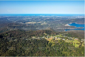 Aerial Photo Lower Beechmont QLD Aerial Photography