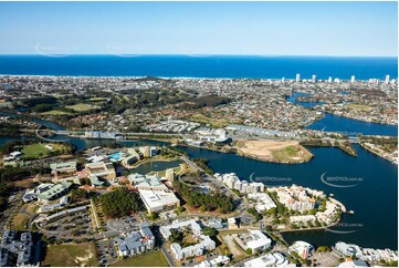 Aerial Photo Varsity Lakes QLD Aerial Photography