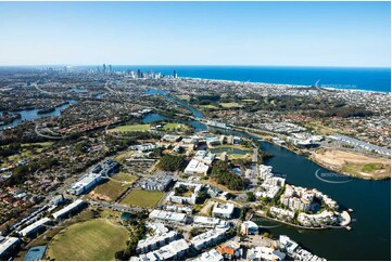 Aerial Photo Varsity Lakes QLD Aerial Photography