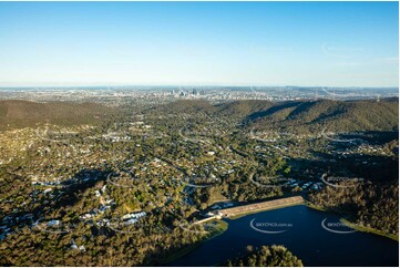 Aerial Photo Enoggera Reservoir QLD Aerial Photography