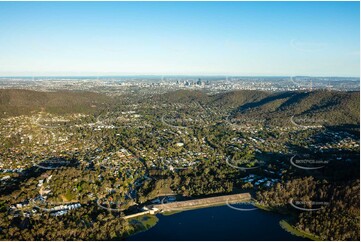 Aerial Photo Enoggera Reservoir QLD Aerial Photography