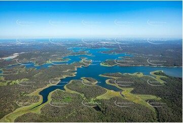 Aerial Photo Lake Samsonvale QLD Aerial Photography