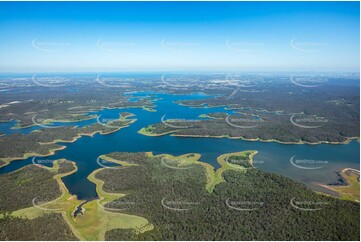 Aerial Photo Lake Samsonvale QLD Aerial Photography