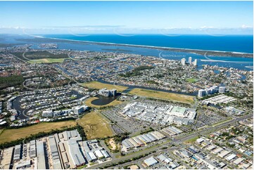 Aerial Photo Biggera Waters QLD Aerial Photography