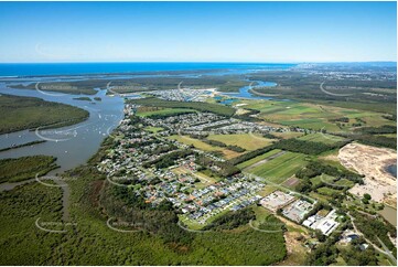 Aerial Photo Jacobs Well QLD Aerial Photography