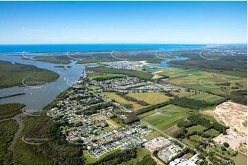 Aerial Photo Jacobs Well QLD Aerial Photography