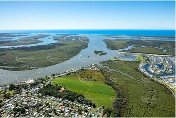 Aerial Photo Jacobs Well QLD Aerial Photography