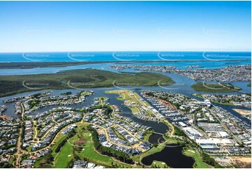 Aerial Photo Sanctuary Cove Hope Island QLD