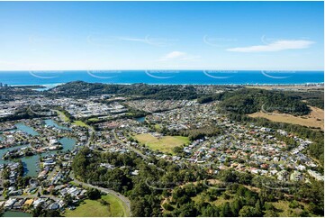 Aerial Photo Currumbin Waters QLD Aerial Photography