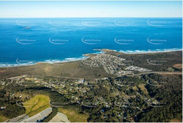 Aerial Photo Emerald Beach NSW Aerial Photography