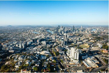 Aerial Photo Bowen Hills QLD Aerial Photography