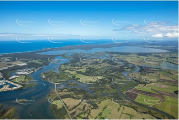 Aerial Photo Micalo Island NSW Aerial Photography
