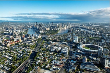 Aerial Photo Woolloongabba QLD Aerial Photography