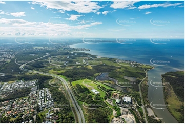 Aerial Photo Nudgee Beach QLD Aerial Photography