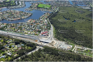 Aerial Photo Coomera Connector at Helensvale Road