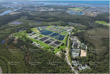 Aerial Photo Coombabah Wastewater Treatment Plant Gold Coast