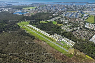 Aerial Photo Southport (Mason Field) Airfield Coombabah QLD Aerial Photography