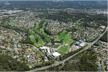 Aerial Photo Parkwood International Golf Course Gold Coast