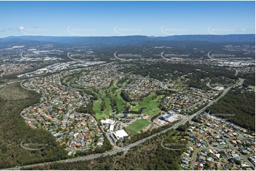 Aerial Photo Parkwood International Golf Course Gold Coast