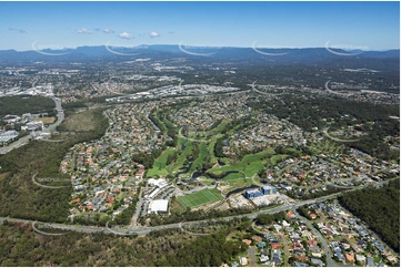 Aerial Photo Parkwood International Golf Course Gold Coast