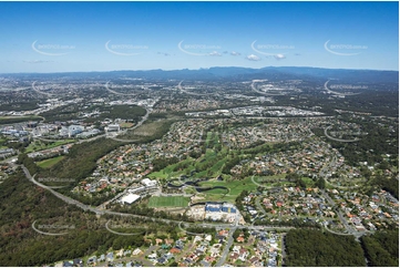 Aerial Photo Parkwood International Golf Course Gold Coast