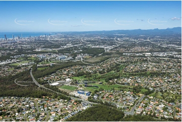 Aerial Photo Parkwood International Golf Course Gold Coast