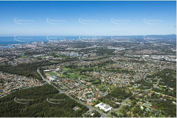 Aerial Photo Parkwood International Golf Course Gold Coast