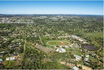 Aerial Photo Toowoomba Showgrounds Glenvale QLD