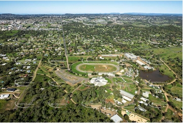 Aerial Photo Toowoomba Showgrounds Glenvale QLD