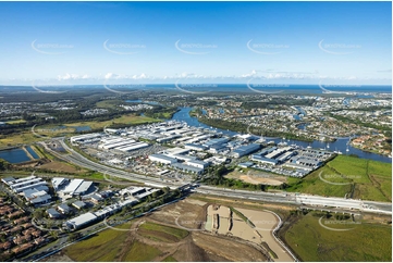 Aerial Photo Gold Coast City Marina Precinct
